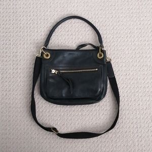 Leather Fossil Shoulder Bag
